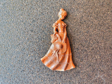 Load image into Gallery viewer, French Girl Silicone Mold: Vintage Elegant Figurine (14.7x8.5x1.5cm)

