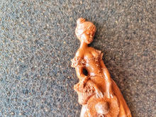 Load image into Gallery viewer, French Girl Silicone Mold: Vintage Elegant Figurine (14.7x8.5x1.5cm)
