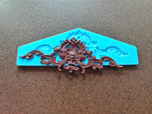 Load image into Gallery viewer, Silicone Mold Vintage Furniture Pediment 26.5 cm : Ornate Applique, Resin Clay
