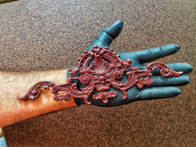 Load image into Gallery viewer, Silicone Mold Vintage Furniture Pediment 26.5 cm : Ornate Applique, Resin Clay
