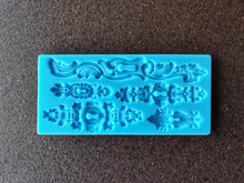 Load image into Gallery viewer, Vintage Keyhole Appliques Silicone Mold: Furniture ornaments Casting
