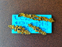 Load image into Gallery viewer, Vintage Keyhole Appliques Silicone Mold: Furniture ornaments Casting
