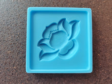 Load image into Gallery viewer, 3D Lotus Tile Silicone Mold: Concrete, Plaster, Clay (3.9 inch)
