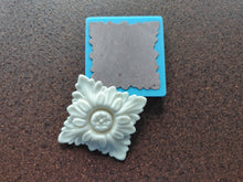 Load image into Gallery viewer, Square Rosette Silicone Mold (7.5x7.5cm): Furniture Applique, Resin &amp; Clay Mold
