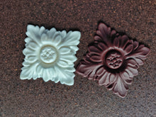 Load image into Gallery viewer, Square Rosette Silicone Mold (7.5x7.5cm): Furniture Applique, Resin &amp; Clay Mold

