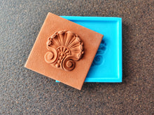 Load image into Gallery viewer, Shell Decor Tile Silicone Mold: Handmade Plaster Concrete Mould
