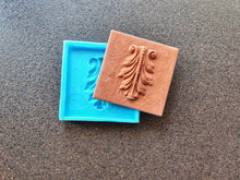 Load image into Gallery viewer, Acanthus Leaf Tile Silicone Mold: Vintage Texture, Clay &amp; Concrete
