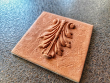 Load image into Gallery viewer, Acanthus Leaf Tile Silicone Mold: Vintage Texture, Clay &amp; Concrete
