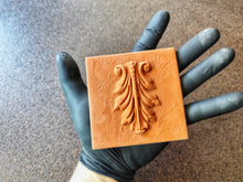 Load image into Gallery viewer, Acanthus Leaf Tile Silicone Mold: Vintage Texture, Clay &amp; Concrete
