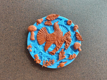 Load image into Gallery viewer, Capercaillie Bird &amp; Forest Plants Silicone Mold: Resin, Clay, Food-Grade
