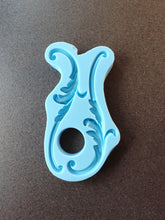 Load image into Gallery viewer, Furniture elegant scrolls Silicone mold, furniture carvings, 24.7cm long, mould for furniture embellishments
