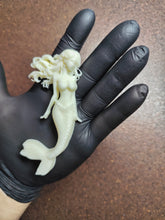 Load image into Gallery viewer, Silicone Mold for mermaid castings:  fondant / chocolate / Clay / resin / plaster (12x5.5 cm)
