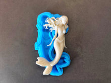 Load image into Gallery viewer, Silicone Mold for mermaid castings:  fondant / chocolate / Clay / resin / plaster (12x5.5 cm)
