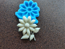 Load image into Gallery viewer, Silicone mold for flower castings, fondant, chocolate, clay, resin, plaster, soap

