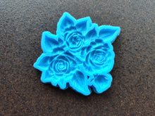 Load image into Gallery viewer, Silicone mold for Roses Bush castings, mould for fondant, chocolate, clay, resin, plaster, soap
