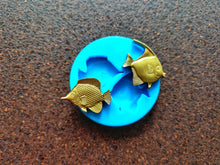 Load image into Gallery viewer, Silicone Fish Mold, Two Little Fishes, Clay Resin Chocolate Crafts
