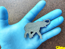 Load image into Gallery viewer, Silicone mold for casting a baby elephant 7x5cm, mold for chocolate, fondant, clay, resin, soap
