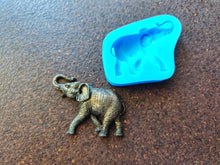 Load image into Gallery viewer, Silicone mold for casting a baby elephant 7x5cm, mold for chocolate, fondant, clay, resin, soap
