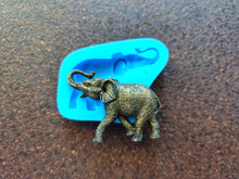 Load image into Gallery viewer, Silicone mold for casting a baby elephant 7x5cm, mold for chocolate, fondant, clay, resin, soap
