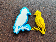Load image into Gallery viewer, Woodpecker on a branch silicone mold, mold for DIY crafts
