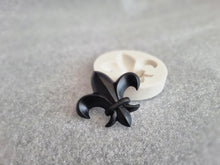 Load image into Gallery viewer, Fleur de Lis Silicone Mold, Resin, Fondant, Chocolate, Clay | medieval decoration
