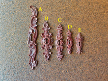 Load image into Gallery viewer, Vintage Keyhole Appliques Silicone Mold: Furniture ornaments Casting
