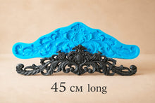 Load image into Gallery viewer, Silicone Mold for Furniture Pediment, 45 cm, Wood Grain Texture, DIY crafts

