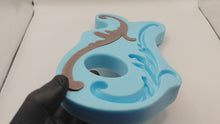 Load and play video in Gallery viewer, Furniture elegant scrolls Silicone mold, furniture carvings, 24.7cm long, mould for furniture embellishments
