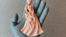 Load and play video in Gallery viewer, French Girl Silicone Mold: Vintage Elegant Figurine (14.7x8.5x1.5cm)
