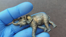 Load and play video in Gallery viewer, Silicone mold for casting a baby elephant 7x5cm, mold for chocolate, fondant, clay, resin, soap
