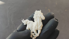 Load and play video in Gallery viewer, Running Horse Applique: Miniature Furniture Overlay (6.4 cm)
