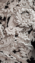 Load image into Gallery viewer, Mushroom resin applique, furniture mouldings, mushroom onlay, resin castings, mushroom decor, furniture makeover
