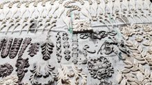 Load image into Gallery viewer, Resin acanthus moulding for furniture makeover, scrapbooking, home DIY art projects, furniture appliques
