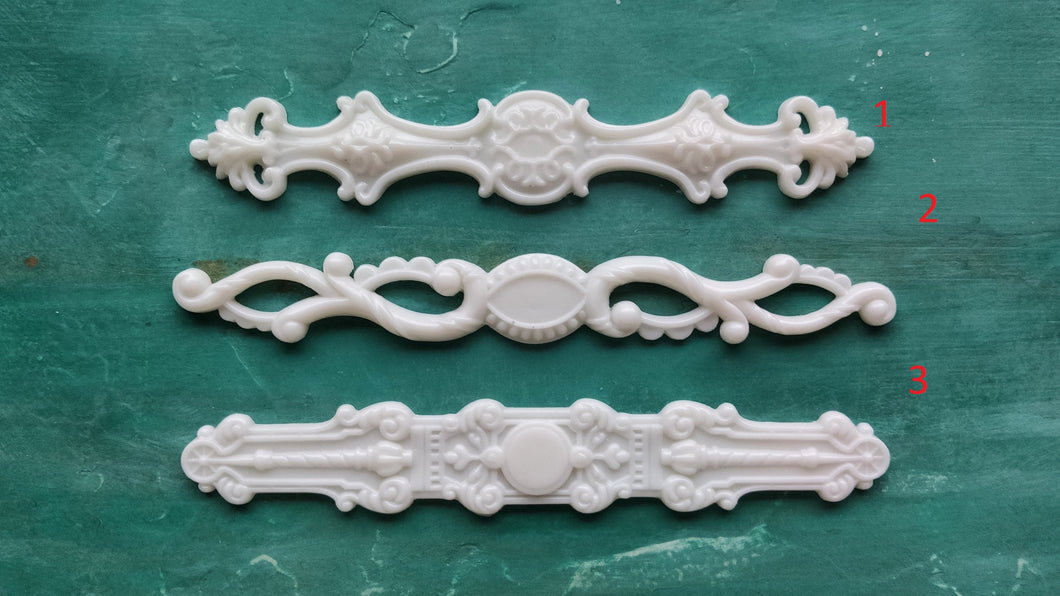 Resin decorative moulding, Furniture onlay resin Decor Furniture Upcycling Molding Shabby Chic Decor Furniture Mold scrapbooking appliques