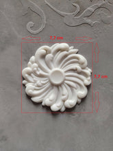 Load image into Gallery viewer, Silicone Mold Whirpool overlay, mold for clay, mold for resin, mold for concrete, furniture appliques

