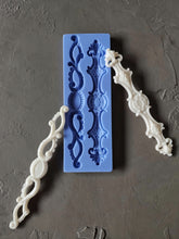 Load image into Gallery viewer, Silicone Mold for Vintage appliques 17cm, Furniture pediments, victorian style makeover, DIY upcycling
