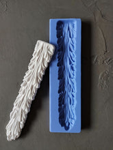 Load image into Gallery viewer, Silicone Mold Long Acanthus, mold for clay, mold for resin, furniture appliques, acanthus castings
