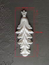 Load image into Gallery viewer, Acanthus resin moulding, furniture embellishment overlay appliques, resin castings, restoration supplies, furniture makeover
