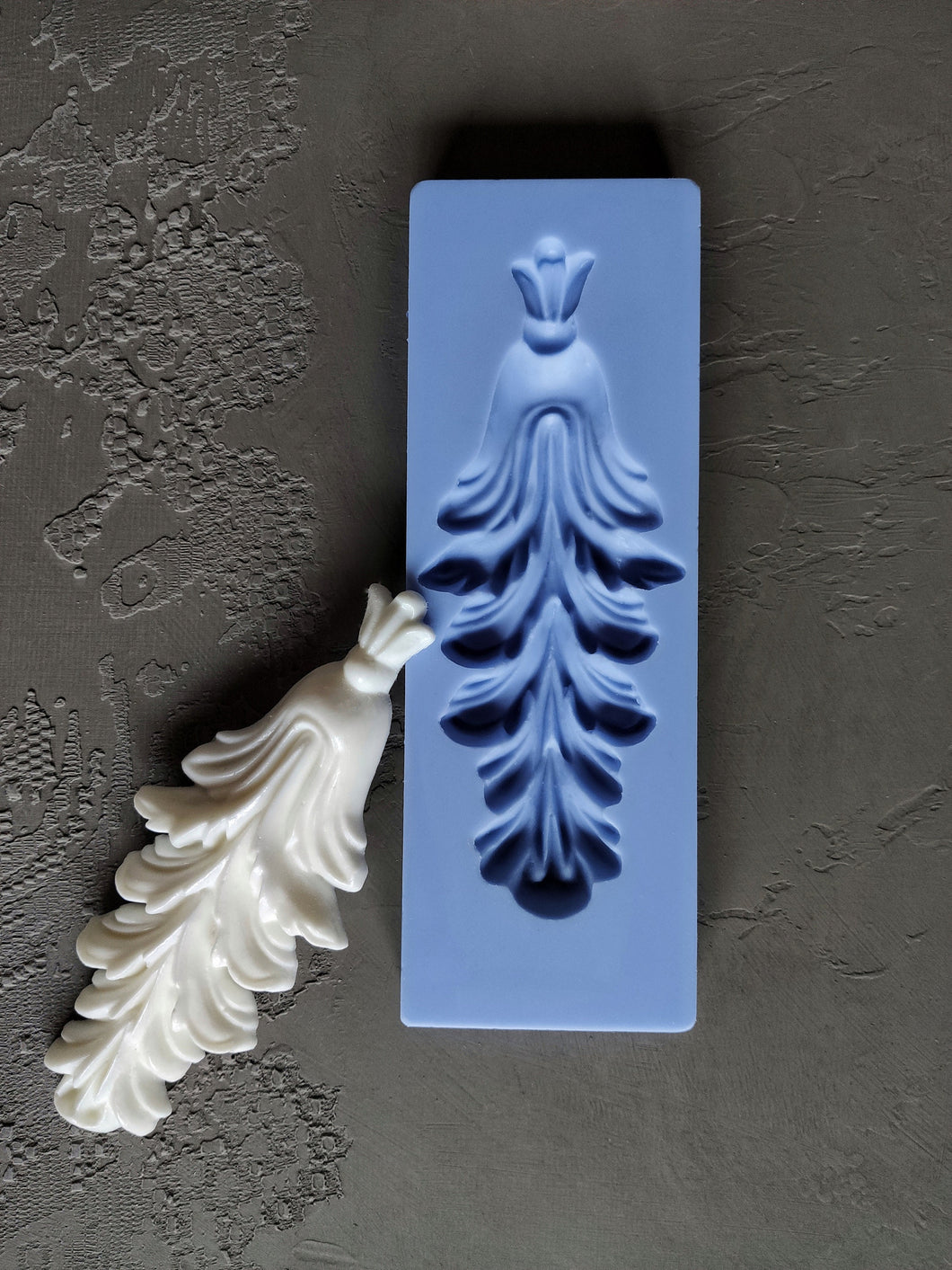 Silicone Mold Chic Acanthus, mold for clay, mold for resin, furniture appliques, acanthus moldings, restoration supplies