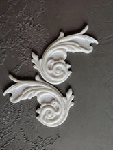Load image into Gallery viewer, Decorative resin appliques for furniture upcycling, restoration supplies, ornaments for furniture, wall decore
