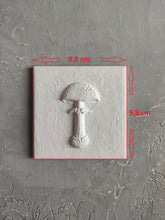 Load image into Gallery viewer, Mushroom 3d Tiles silicone mold, mold for cement, backsplash tiles mold for concrete, mold for resin, mushroom applique
