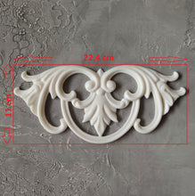 Load image into Gallery viewer, Silicone Mold for central pediment 22.4*11cm, Furniture appliques, furniture embellishment, moulds for resin overlays
