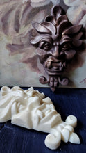 Load image into Gallery viewer, Large Chinoiserie Demon Head Mold / Applique Mold / Silicone Mold / Wall Decoration / Mold / Big Mold /Demon Mold / Silicone Mould
