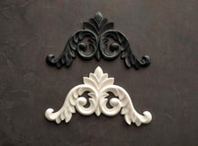 Load image into Gallery viewer, Decorative corners set (2pcs) , furniture appliques, resin corners, frame corners
