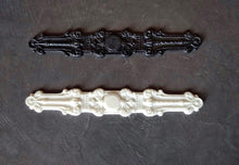 Load image into Gallery viewer, Resin decorative moulding, Furniture onlay resin Decor Furniture Upcycling Molding Shabby Chic Decor Furniture Mold scrapbooking appliques
