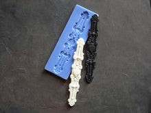 Load image into Gallery viewer, Silicone Mold for furniture decorative element 17cm long, mold for clay, mold for resin, furniture appliques
