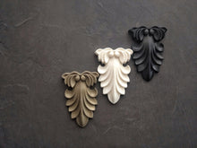 Load image into Gallery viewer, Resin furniture embellishment bracket 2x3inch (5.2x7.5cm) furniture makeover supplies, furniture overlays
