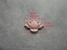 Load image into Gallery viewer, Silicone Mold Lotus, Furniture embellishment, Lotus Mold Decorative Lotus Resin Onlay Mould Furniture upcycling
