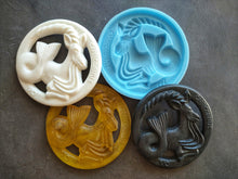 Load image into Gallery viewer, Capricorn zodiac sign medallion.  Silicone Mold, astrology sign, Capricorn gifts. astrology symbol mold.
