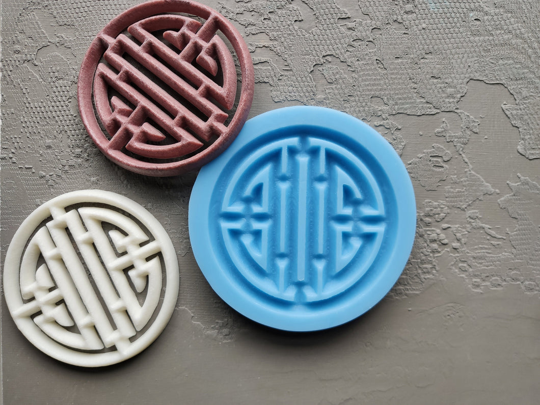 Chinese ornament silicone mold. Mold for resin, mold for clay, mold for concrete, ornament mouldings